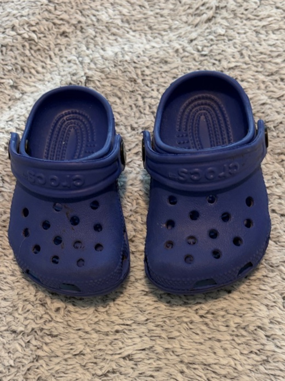 CROCS Kids Navy Blue Classic Clog